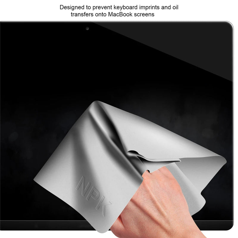 Notebook Palm Keyboard Blanket Cover Microfiber Dustproof Protective Film Laptop Screen Cleaning Cloth MacBook Pro 13/15/16 Inch