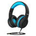 Black with Blue