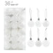 36pcs white