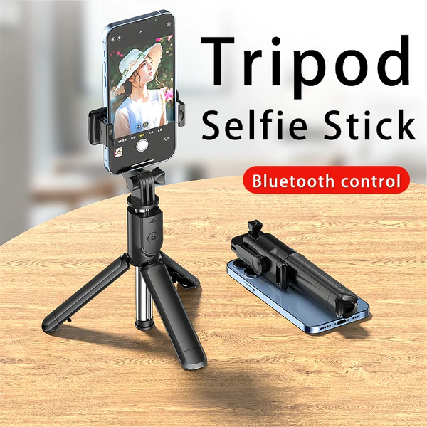 Bluetooth Wireless Selfie Stick Mini Tripod Extendable Monopod Remote Shutter For iPhone Samsung Xiaomi Phone Holder