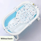Baby Bath Net Mat Children  Newborn Adjustable Bathtub Pillow Seat Cushion Cross-shaped Anti-slip Bathtub Shower Cradle Bed Seat