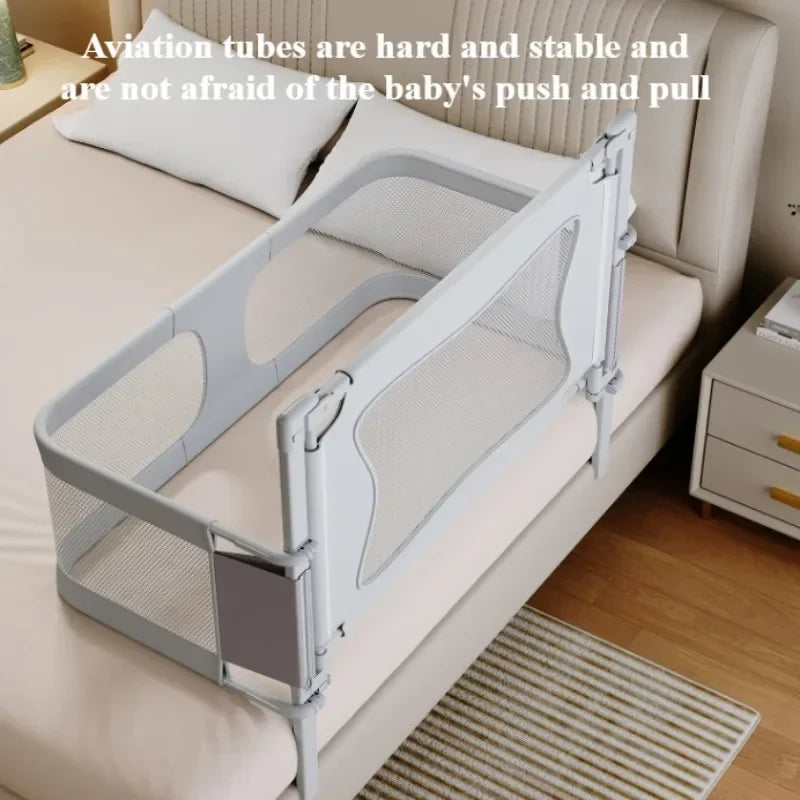 Baby Bedside Bassinet – Foldable Portable Baby Crib with Breathable Mesh Windows