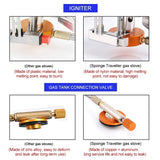 Camping Gas Stove Portable Folding Outdoor Backpacking Stove Tourist Equipment For Cooking Hiking Picnic 3500W