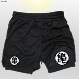 Z Goku Anime Sweatpants Shorts Men Gym Running Shorts Men Quick Dry Sport Outdoor Training Summer 2 In 1 Men Short Pants