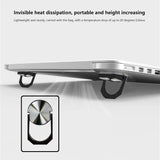 1pc Laptop Stand Invisible Radiator Portable Foldable Storage Stand Business Simple Comfortable Office Universal Computer Model