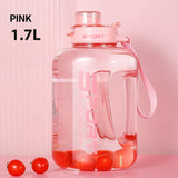 Water Bottle Large Sports Water Bottle Travel Kettle Large Fitness Gym Portable Capacity with Straw Leakage-Proof Cup Drinkware