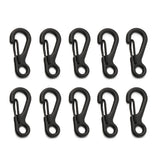 4/10Pcs Carabiner D-Ring Key Chain Spring Clips Mini Aluminium Alloy Hang Buckle Survival EDC Gear Outdoor Camping Keyring Tool