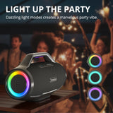 Tronsmart Bang Max Bluetooth Speaker 130W Speaker with 3 Way Sound System, Sync Up 100+ Speakers, APP Control, Guitar/Mic Input