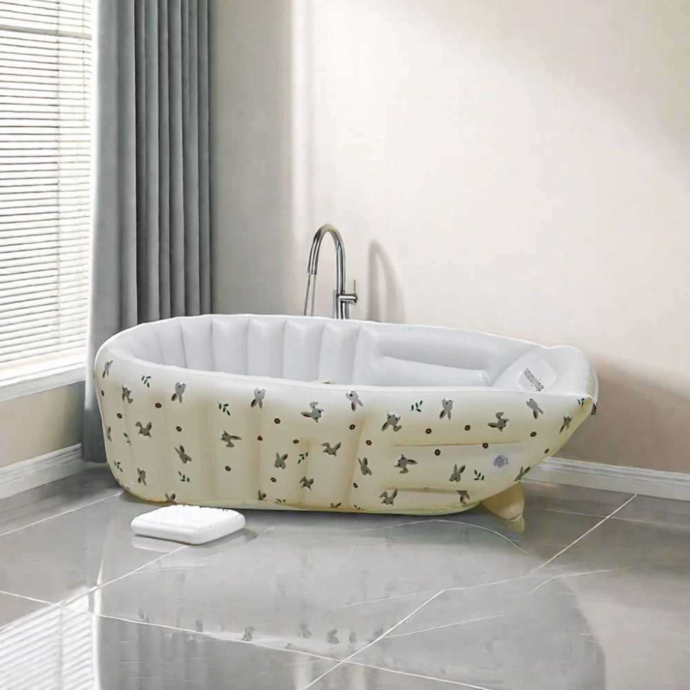 Inflatable Baby Pool – Portable Children's Swimming Pool & Bathing Tub