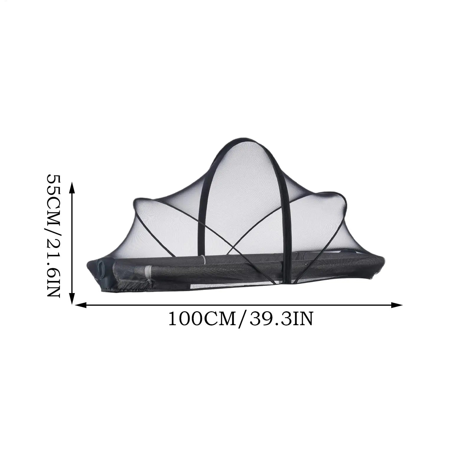 Bassinet Mosquito Net – Breathable Mesh Baby Crib Bug Net Cover with Zipper