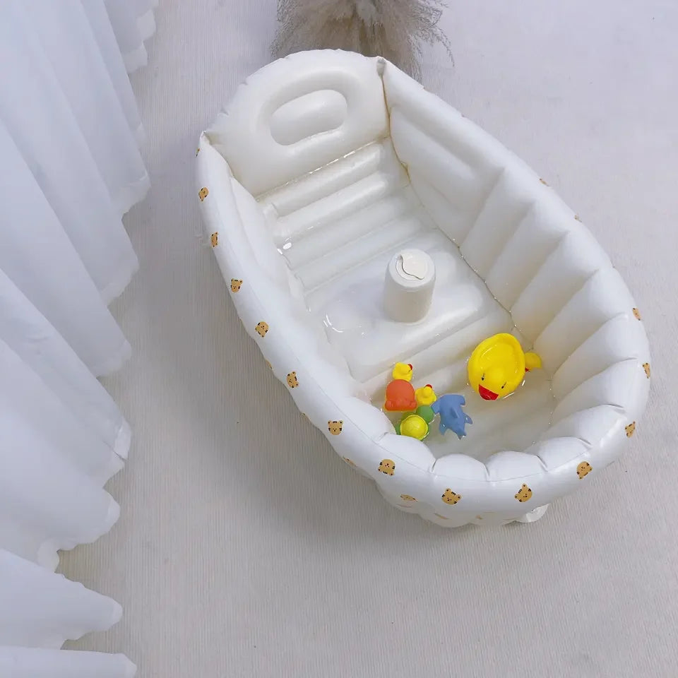 Inflatable Baby Pool – Portable Children's Swimming Pool & Bathing Tub