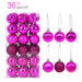 36pcs rose red