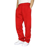 Men's Black Sweatpants Elastic High Waist Drawstring Baggy Casual Trousers Jogger Running Trousers Pantalones Hombre Plus Size