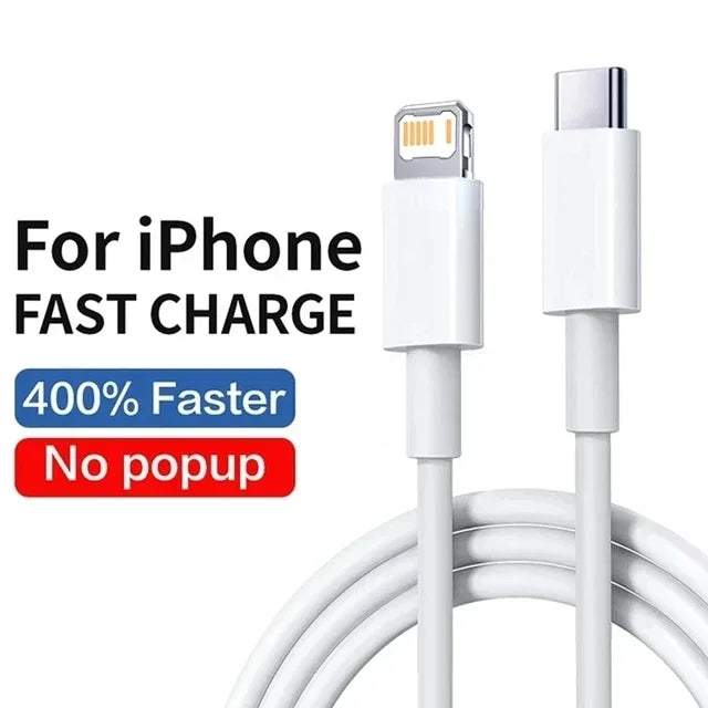 PD 35W USB Cable For iPhone 14 13 12 11 Pro Max 7 8 14 Plus XS XR Fast Charging USB C Cable Charger Date Wire Accessories