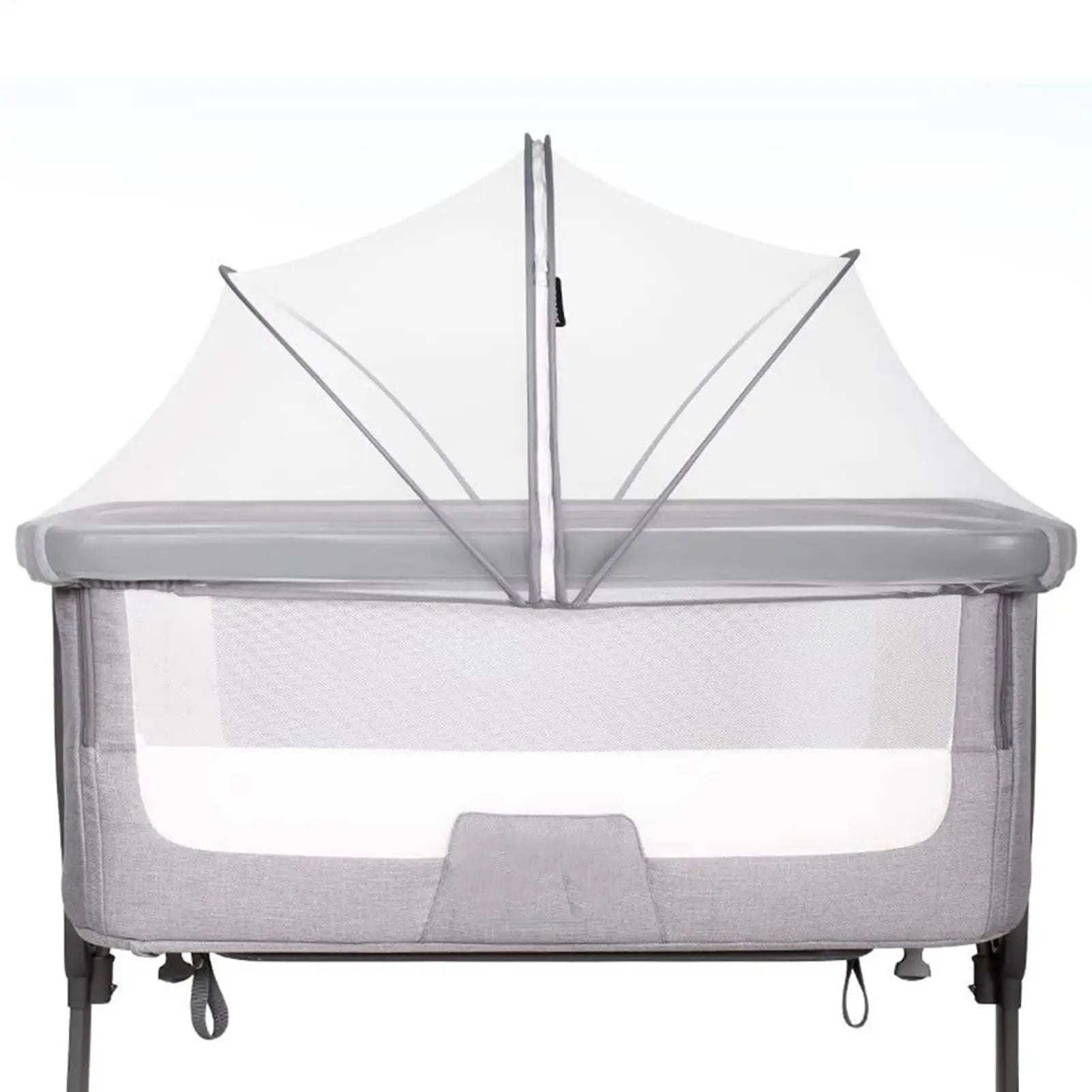 Bassinet Netting Cover Bassinet Cover Breathable Foldable Mesh Zipper Baby Mosquito Net Encrypted Bug Net Crib Protectors