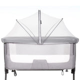 Bassinet Netting Cover Bassinet Cover Breathable Foldable Mesh Zipper Baby Mosquito Net Encrypted Bug Net Crib Protectors