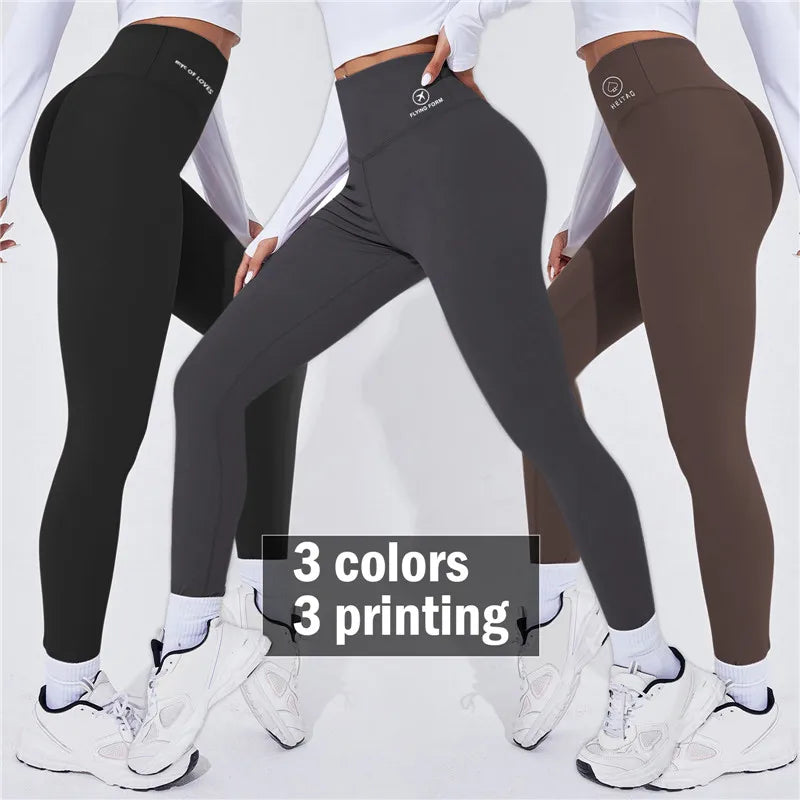 Women Sport Leggings Fitness Yoga High Waist Butt Lift Curves Workout Tights Elastic Gym Training Pants Female Seamless Pants