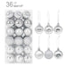 36pcs silver