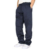 Men's Black Sweatpants Elastic High Waist Drawstring Baggy Casual Trousers Jogger Running Trousers Pantalones Hombre Plus Size