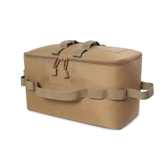 Outdoor Camping Storage Bag Large Capacity Ground Nail Tool Bag Gas Canister Picnic Cookware Utensils Kit Bag