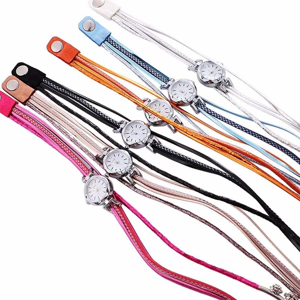 Ladies Watch Circle Diamond Table Student Fashion Bracelet Women's Watch Women's Watches