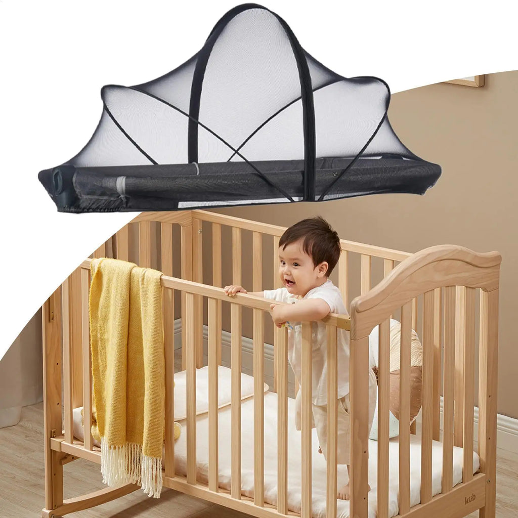 Bassinet Mosquito Net – Breathable Mesh Baby Crib Bug Net Cover with Zipper