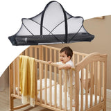 Bassinet Netting Cover Bassinet Cover Breathable Foldable Mesh Zipper Baby Mosquito Net Encrypted Bug Net Crib Protectors