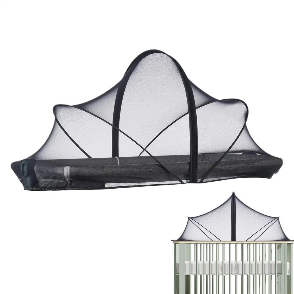 Bassinet Mosquito Net – Breathable Mesh Baby Crib Bug Net Cover with Zipper