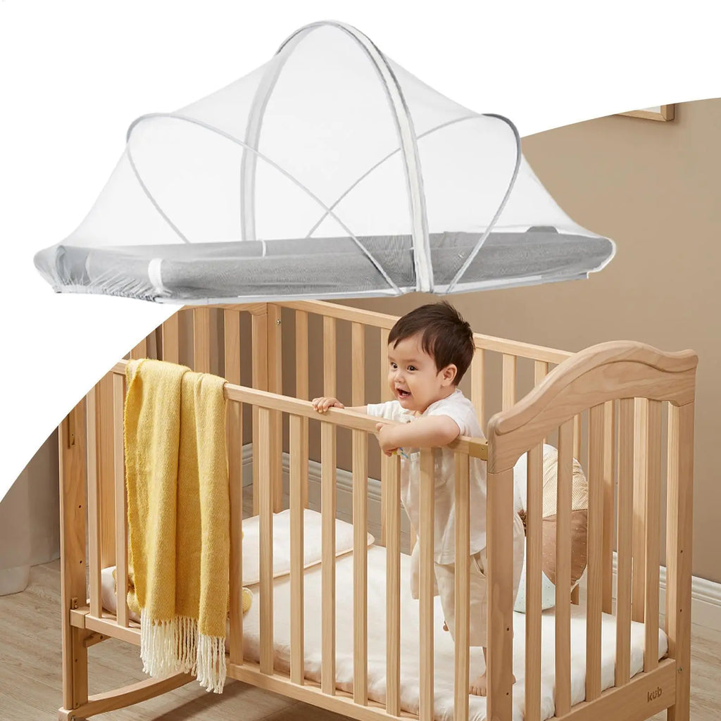 Bassinet Mosquito Net – Breathable Mesh Baby Crib Bug Net Cover with Zipper