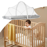Bassinet Netting Cover Bassinet Cover Breathable Foldable Mesh Zipper Baby Mosquito Net Encrypted Bug Net Crib Protectors