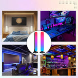 RGB Pickup Light Music Rhythm Lights Upgraded USB Rechargeable Model Christmas Decoration Desktop RGB Light Bar Music Rhythm