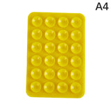 Double Side Silicone Suction Pad For Mobile Phone Fixture Suction Cup Backed Adhesive Silicone Rubber Sucker Pad For Fixed Pad