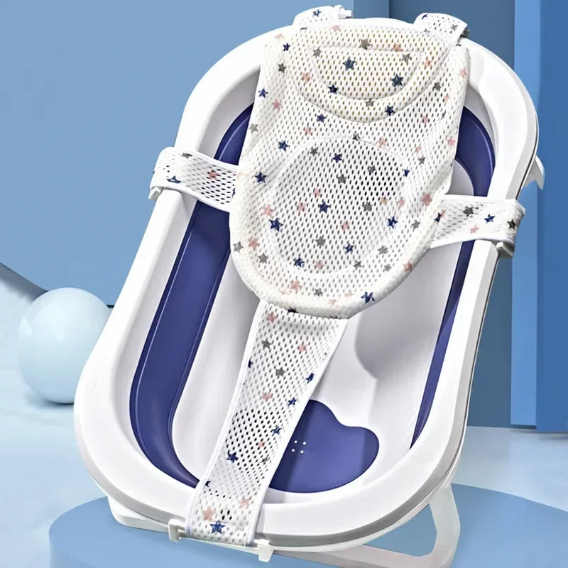 Newborn Baby Bath Seat – Adjustable Infant Bath Support Net for Bathtub