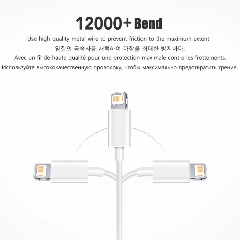 PD 35W USB Cable For iPhone 14 13 12 11 Pro Max 7 8 14 Plus XS XR Fast Charging USB C Cable Charger Date Wire Accessories