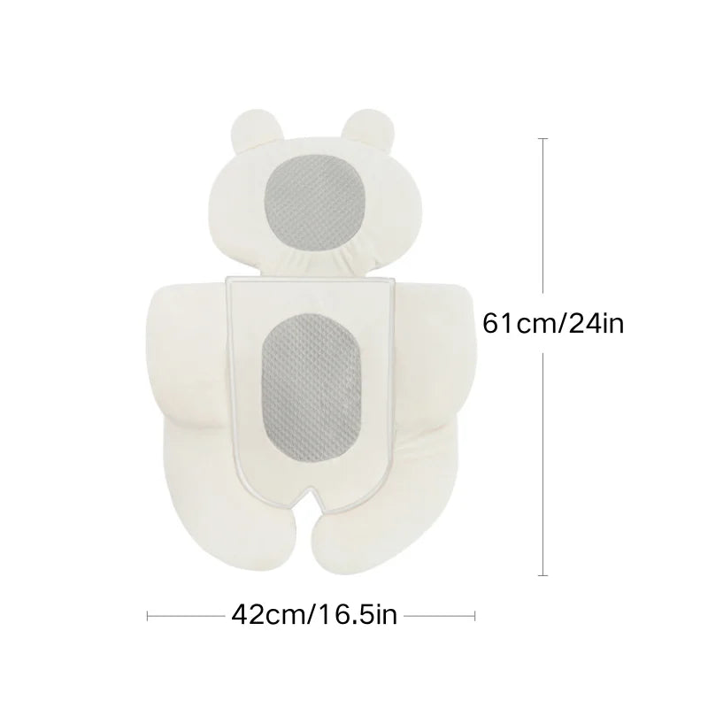Newborn Bassinet Protector, Baby Stroller Seat Cushion, Car Seat Insert, Thick Soft Washable, Baby Travel Anti-Bump Pad