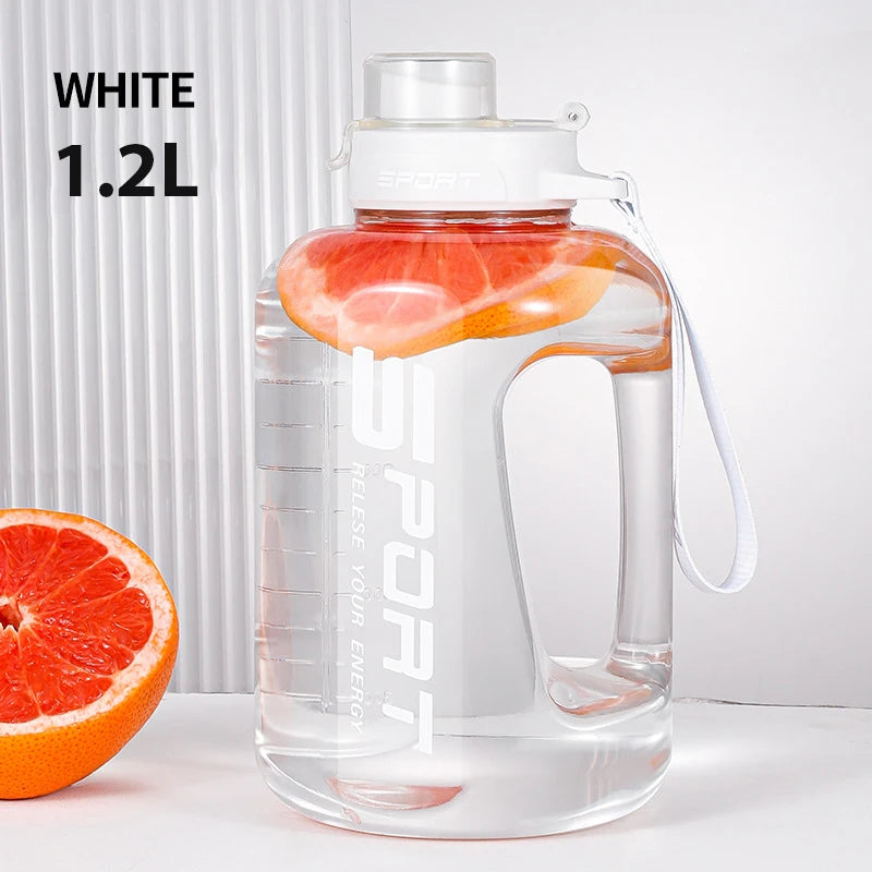 Water Bottle Large Sports Water Bottle Travel Kettle Large Fitness Gym Portable Capacity with Straw Leakage-Proof Cup Drinkware