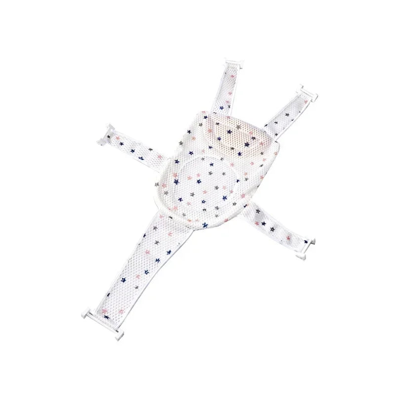 Newborn Baby Bath Seat – Adjustable Infant Bath Support Net for Bathtub