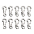 4/10Pcs Carabiner D-Ring Key Chain Spring Clips Mini Aluminium Alloy Hang Buckle Survival EDC Gear Outdoor Camping Keyring Tool