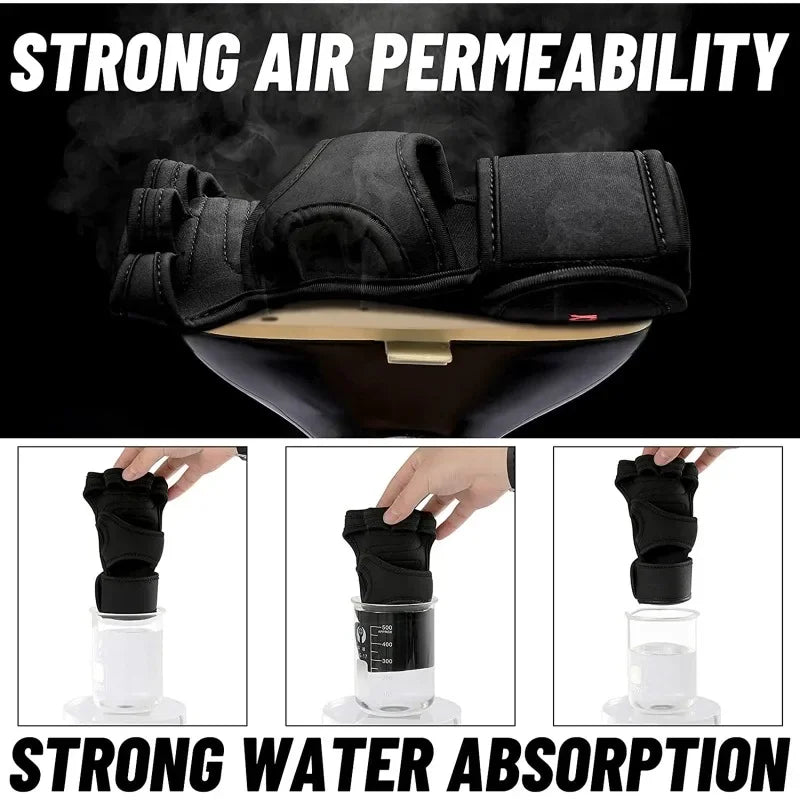 Training Sport Gloves Weightlifting Gloves for Men Women Body Building Gym Half Finger Non-Slip Hand Wrist Palm Protector Gloves