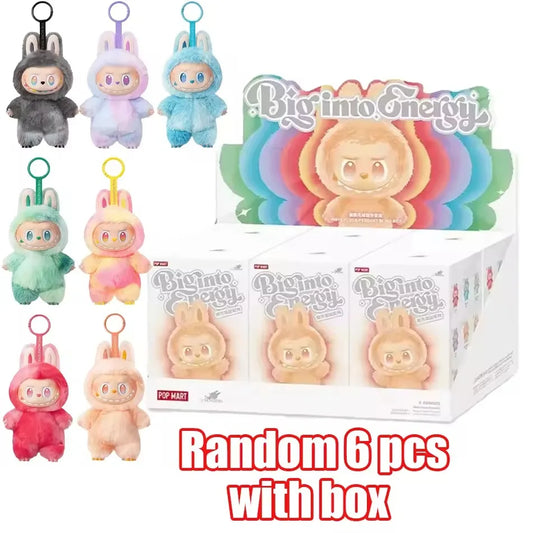 100% Original Labubu V3 caja ciega grande en energía los monstruos colgante figura de acción versión genuina Labubu muñeca Anime