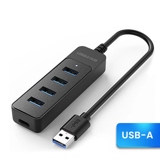 Elough 4 Ports USB HUB 3.0 High Speed Multi USB 3.0 Splitter Type c USB 2.0 Expander Power Adapter For PC Computer