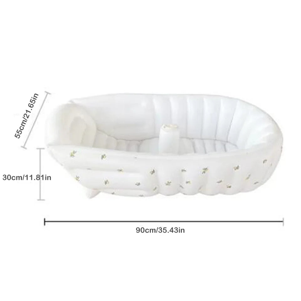 Inflatable Baby Pool – Portable Children's Swimming Pool & Bathing Tub