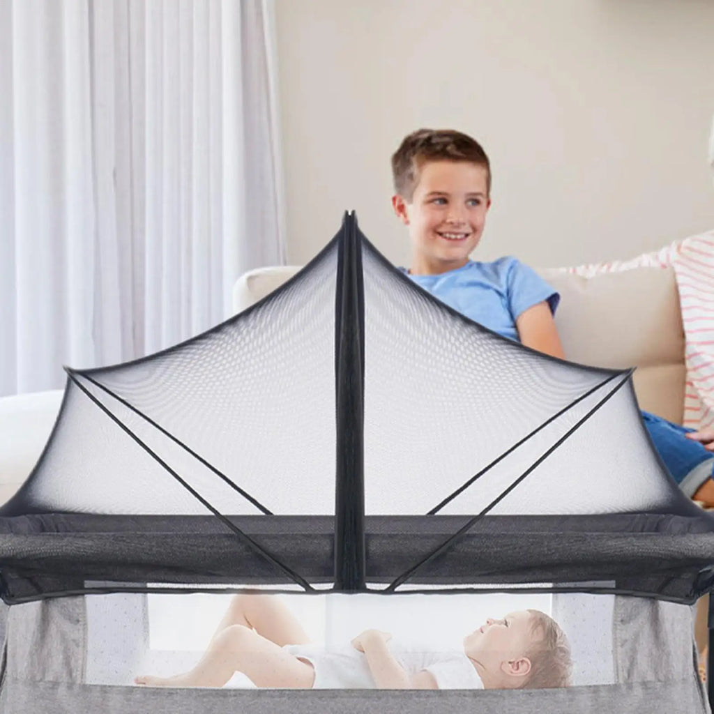Bassinet Mosquito Net – Breathable Mesh Baby Crib Bug Net Cover with Zipper