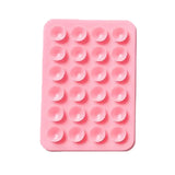 Double Side Silicone Suction Pad For Mobile Phone Fixture Suction Cup Backed Adhesive Silicone Rubber Sucker Pad For Fixed Pad