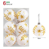 1box Christmas Balls Christmas Tree Ornaments Ball Xmas Hanging Tree Pendants Home Party Decor 2023 New Year Gift Noel Navidad