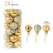 24pcs gold