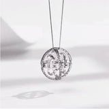 Metamorphic Astronomical Ball Ring for Men and Women Reversed Metamorphic Cosmic Ball Ring Retro Style Couple Necklace Jewelry