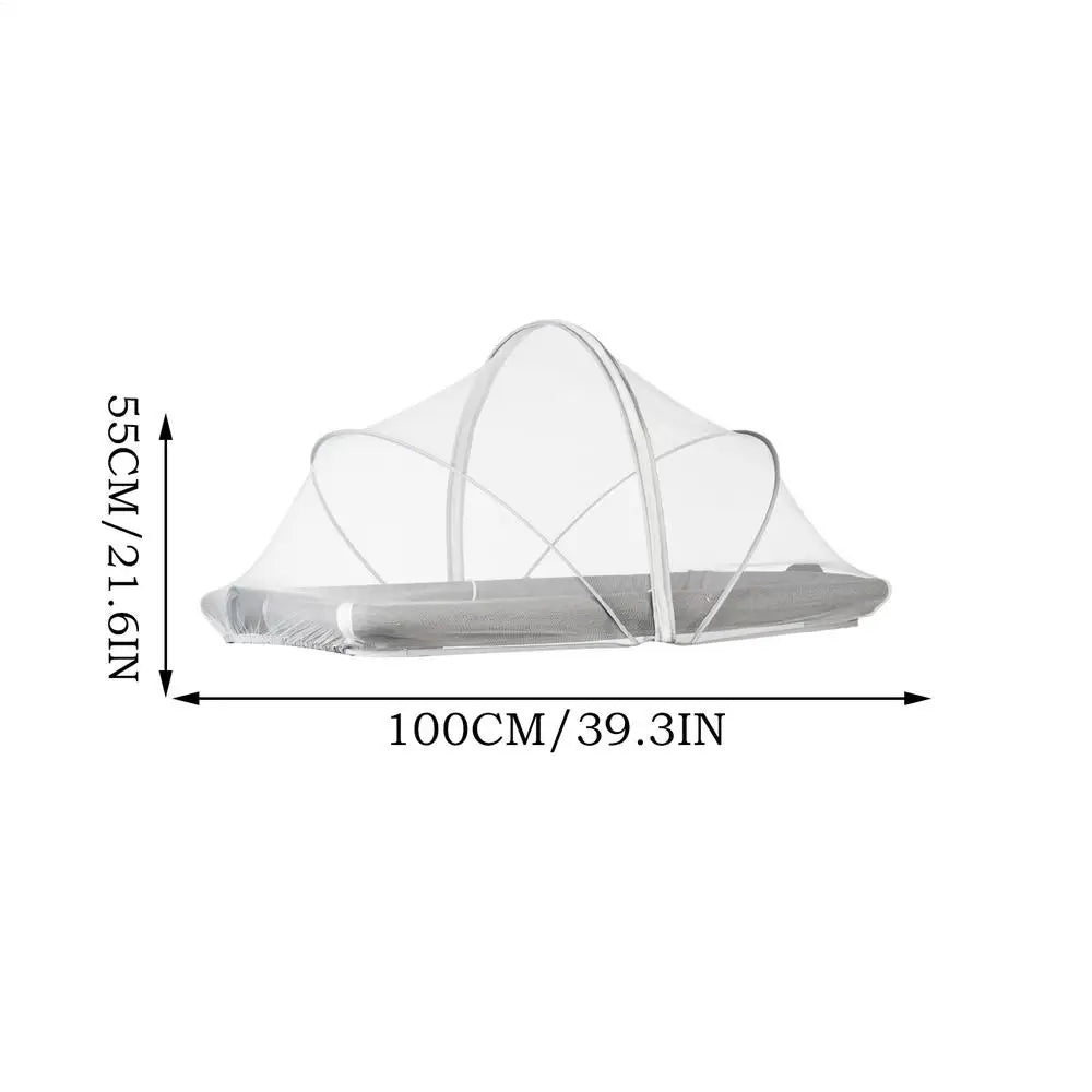 Bassinet Netting Cover Bassinet Cover Breathable Foldable Mesh Zipper Baby Mosquito Net Encrypted Bug Net Crib Protectors