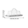 Bassinet Netting Cover Bassinet Cover Breathable Foldable Mesh Zipper Baby Mosquito Net Encrypted Bug Net Crib Protectors