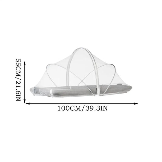 Bassinet Netting Cover Bassinet Cover Breathable Foldable Mesh Zipper Baby Mosquito Net Encrypted Bug Net Crib Protectors